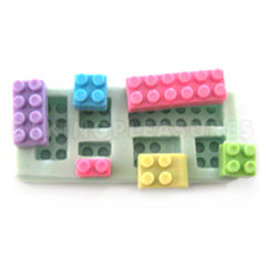 Toy Bricks Sugarcraft Silicone Mould