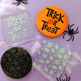 Cookie Debosser Stamp Halloween Trick or Treat