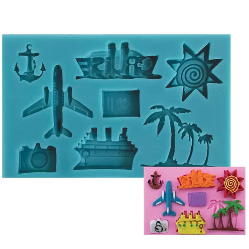 Petite Tropical Cruise Holiday Silicone Mould