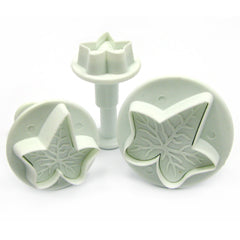 Veined Ivy Plunger Cutter Set