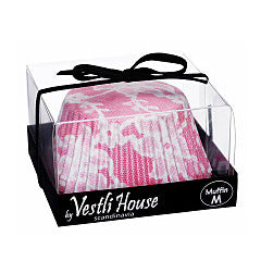 Vestli House Baking Cups Elisabeth Pink Small 40pcs