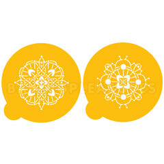 Victorian Crochet Stencils 2pcs