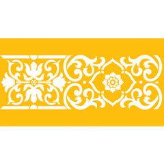 Victorian Scroll Cake Stencil