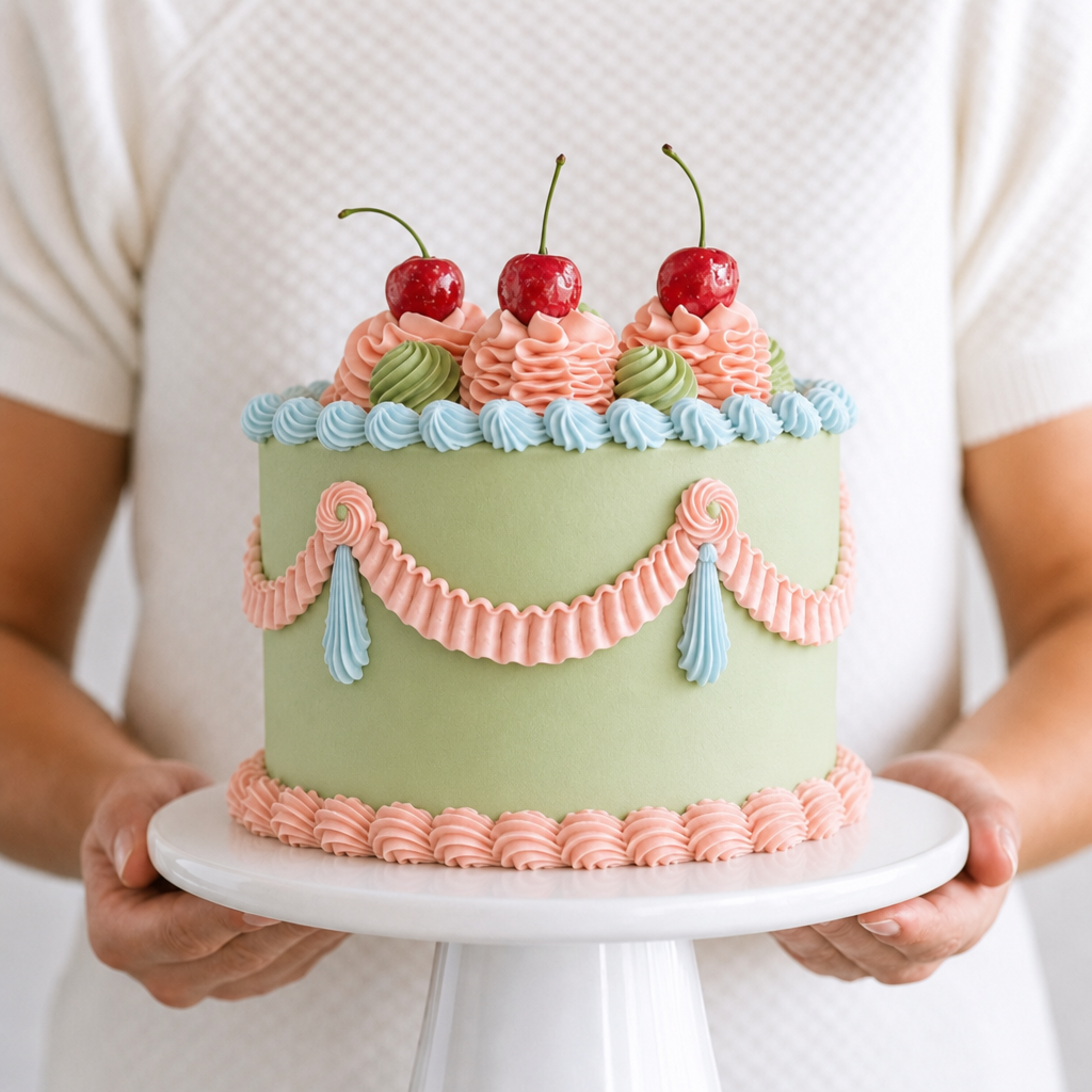 Vintage & Ruffle Cake Class. Saturday 19 September 2026