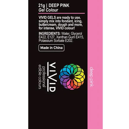 Vivid Gel Colour Deep Pink 21g