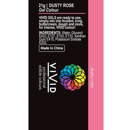 Vivid Gel Colour Dusty Rose 21g