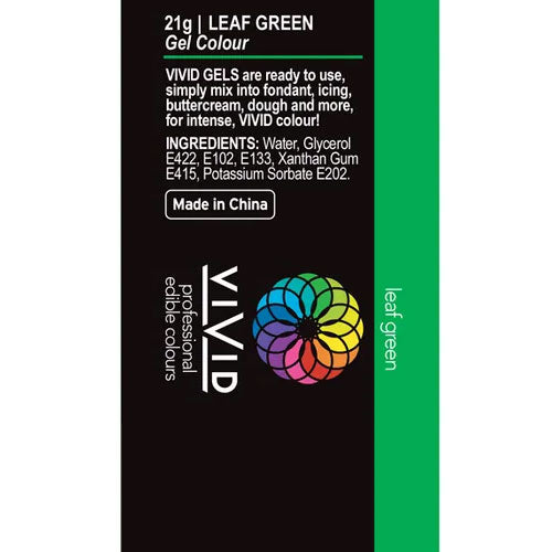 Vivid Gel Colour Leaf Green 21g