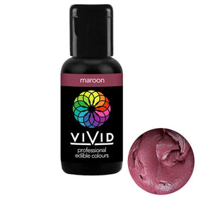 Vivid Gel Colour Maroon 21g