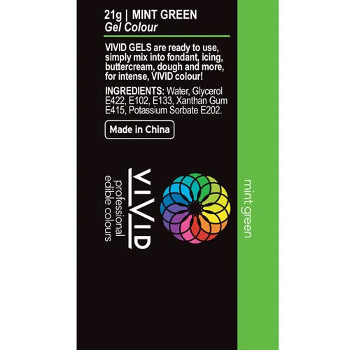 Vivid Gel Colour Mint Green 21g