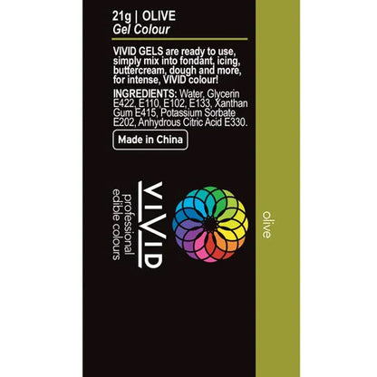 Vivid Gel Colour Olive 21g
