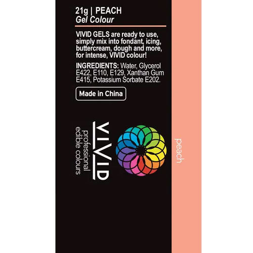 Vivid Gel Colour Peach 21g