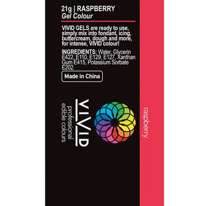 Vivid Gel Colour Raspberry 21g