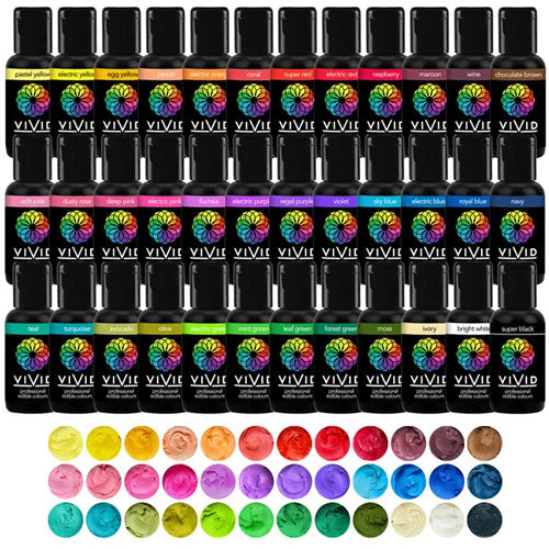 Vivid Gel Colours 36 Pack