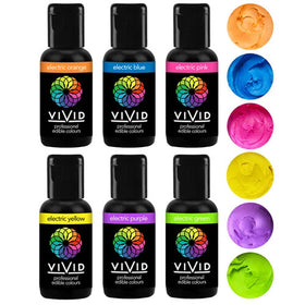 Vivid Gel Colours Electric 6 Pack