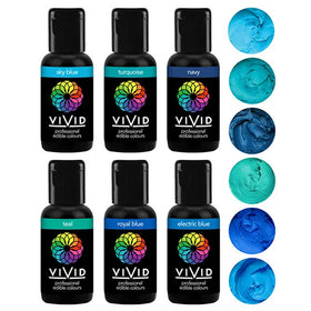 Vivid Gel Colours Ocean 6 Pack