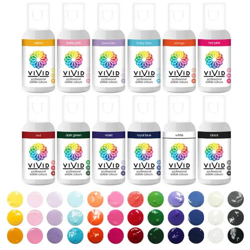 Vivid Oil Colours 12 Pack