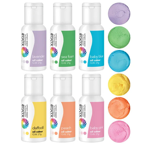 Vivid Oil Colours Pastel 6 pack