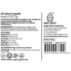 Vivid Oil Colours Pastel 6 pack