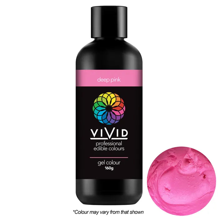 BULK Vivid Gel Colour Deep Pink 160g