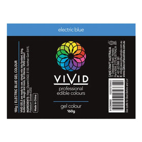 BULK Vivid Gel Colour Electric Blue 160g