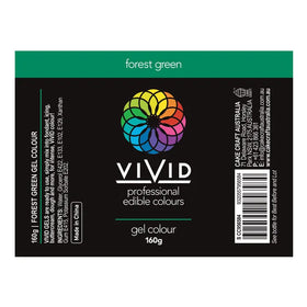 BULK Vivid Gel Colour Forest Green 160g