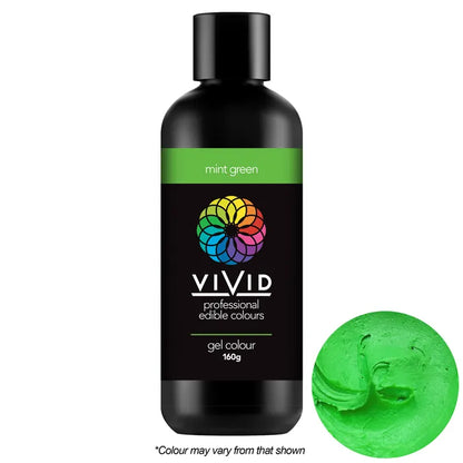 BULK Vivid Gel Colour Mint Green 160g