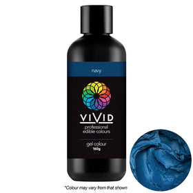 BULK Vivid Gel Colour Navy Blue 160g