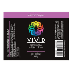 BULK Vivid Gel Colour Electric Purple 160g