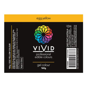 BULK Vivid Gel Colour Egg Yellow 160g