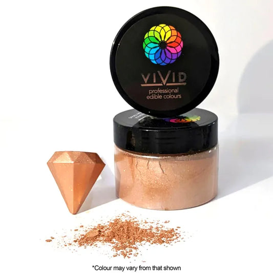 Vivid Metallic Edible Dust Champagne 50g