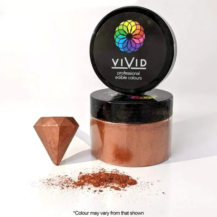 Vivid Metallic Edible Dust Copper Shimmer 50g