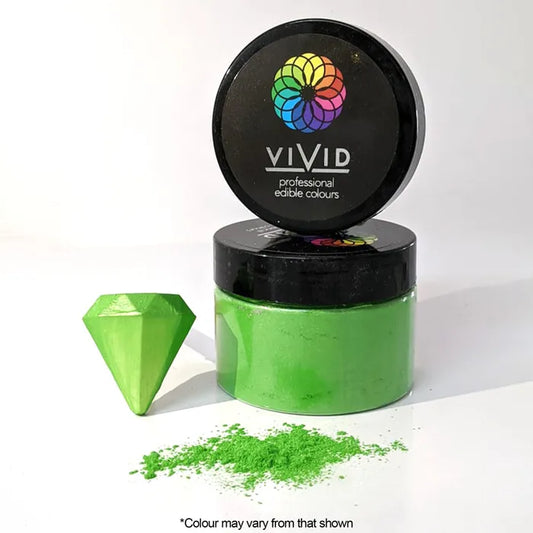 Vivid Metallic Edible Dust Leaf Green 50g