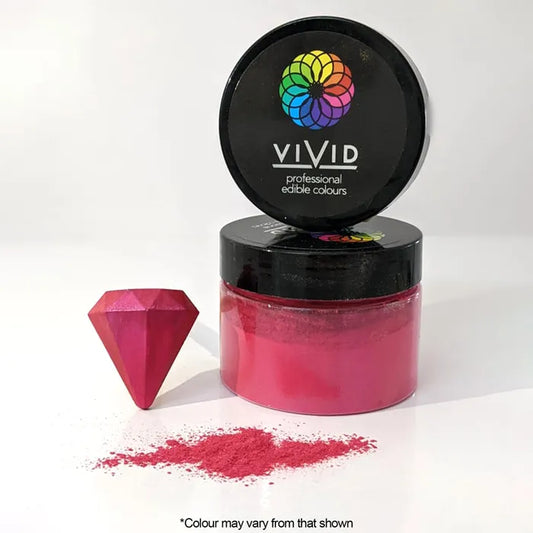 Vivid Metallic Edible Dust Magenta 50g