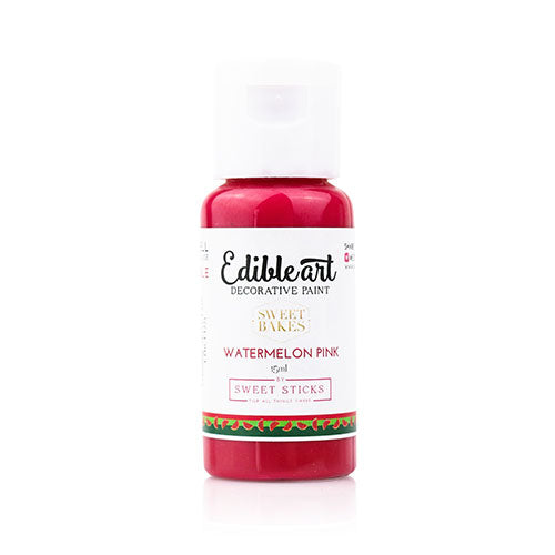 Sweet Sticks Edible Art Paint WATERMELON PINK 15ml