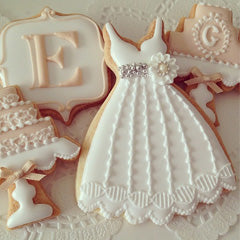 Wedding Dress D2 Stainless Steel Cookie Cutter