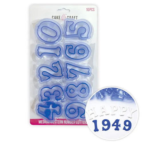 Western Font Number Cutters