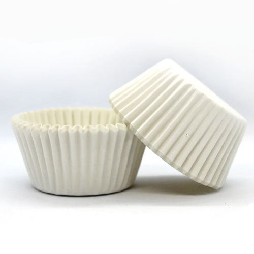 BULK White Grease Proof Baking Cups (#550) 500pcs