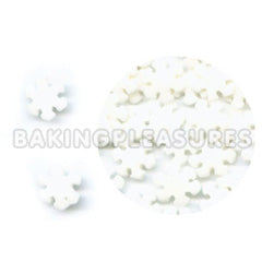 White Snowflakes Edible Sprinkles 73g
