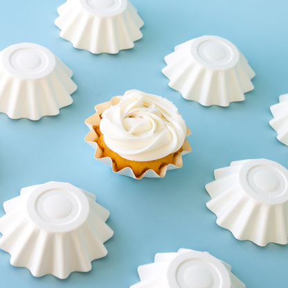 Bloom Baking Cups White (24 pack)