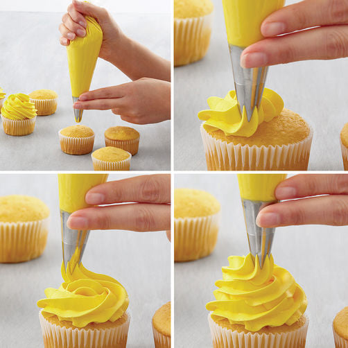 Open Star Tip Wilton Cupcake Tip Guide Wilton 1M Open Star Piping