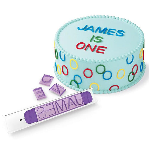 Wilton Cake Letter and Number Press Set 88pcs