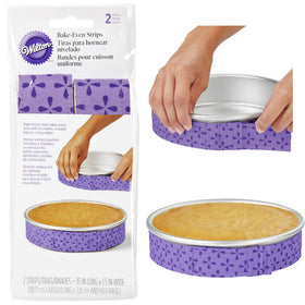 Wilton Bake Even Strips Set 2pcs