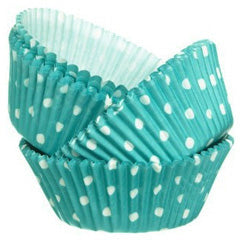Wilton Blue Polka Dot Baking Cups 75pcs