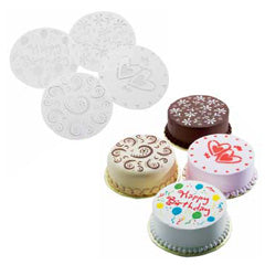 Wilton Cake Stencils 4 pcs Set