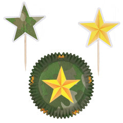 Wilton Camouflage Cupcake Combo 24pcs