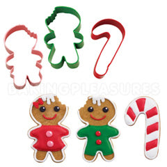 Wilton Christmas Frosted Fun Cutters 3pcs