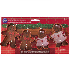 Wilton Christmas Gingerbread Cutters 4pcs