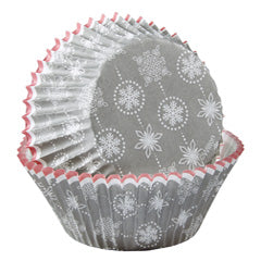 Wilton Snowflake Christmas Baking Cups 75pcs