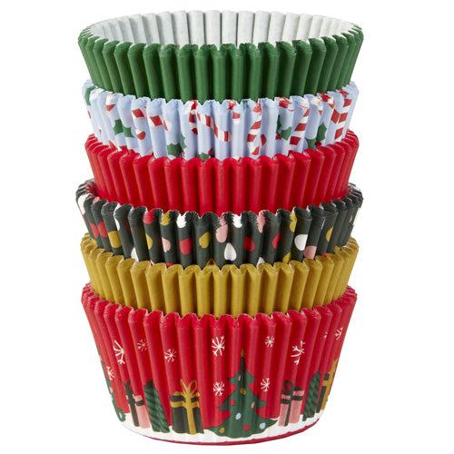 Wilton Christmas Traditional Holiday Baking Cups 150pc