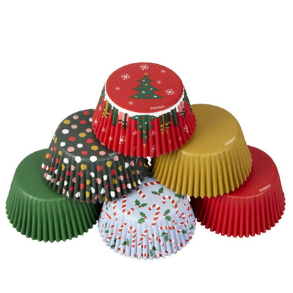 Wilton Christmas Traditional Holiday Baking Cups 150pc